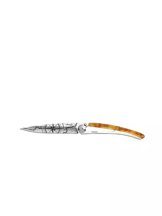 DEEJO | Taschenmesser Schildpattoptik Hochglanz TERRA INCGNITA 37G | 